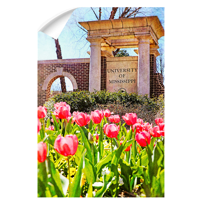 Ole Miss Rebels - University of Mississippi Spring Entrance - College Wall Art #Wall Decal
