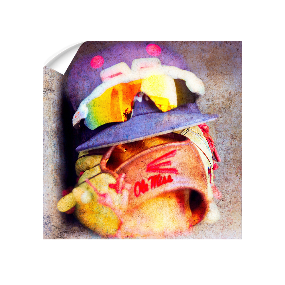 Ole Miss Rebels - Ole Miss Baseball - College Wall Art #Canvas