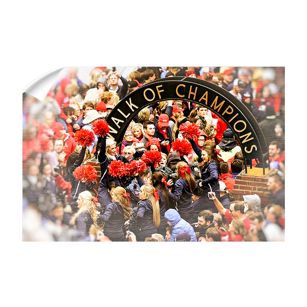 Ole Miss Rebels - Walk of Champions Cheer - College Wall Art #Canvas
