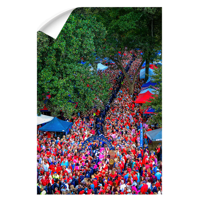 Ole Miss Rebels - Walk Of Champions from new Student Union - College Wall Art #Wall Decal