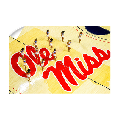 Ole Miss Rebels - Ole Miss Basketball Cheer - College Wall Art #Wall Decal
