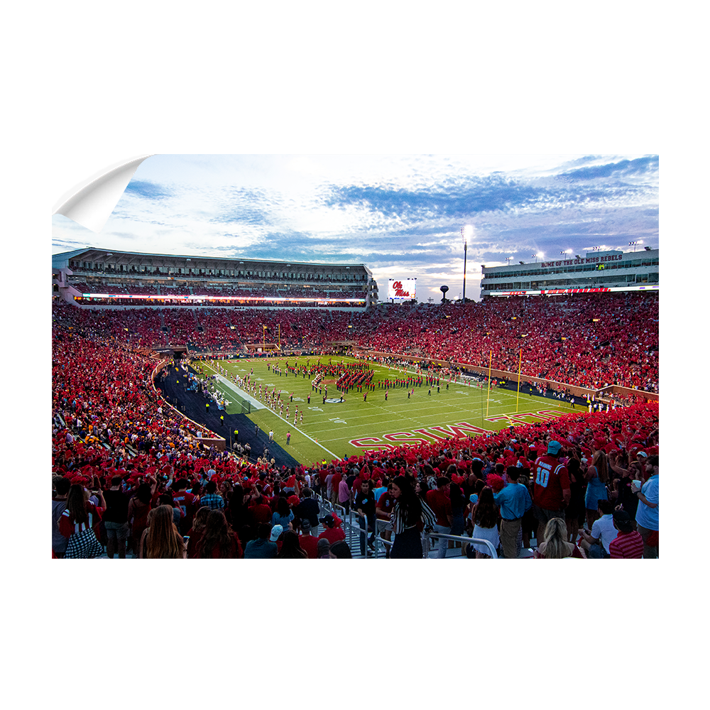 Ole Miss Rebels - Ole Miss Half Time - College Wall Art #Canvas