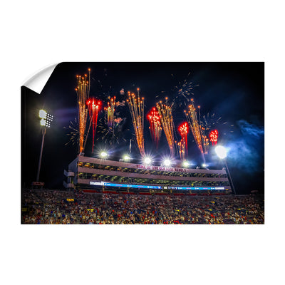 Ole Miss Rebels - Fireworks over Vaught-Hemingway - College Wall Art #Wall Decal