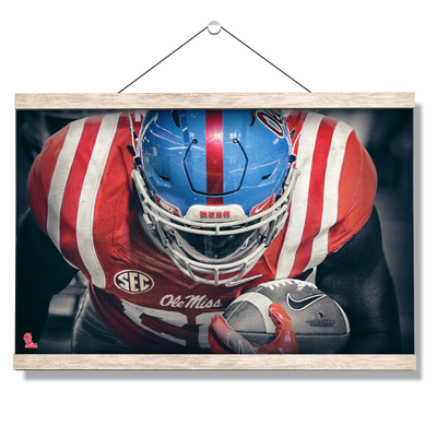 Ole Miss Rebels - Ole Miss Charge - College Wall Art #Hanging Canvas