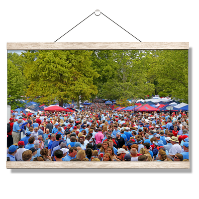 Ole Miss Rebels - Swarm the Grove - College Wall Art #Hanging Canvas