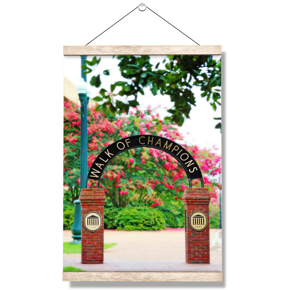 Ole Miss Rebels - Spring Walk of Champions - College Wall Art #Canvas