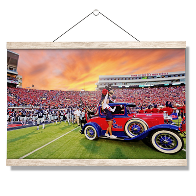 Ole Miss Rebels - Home of the Ole Miss Rebels - College Wall Art #Hanging Canvas