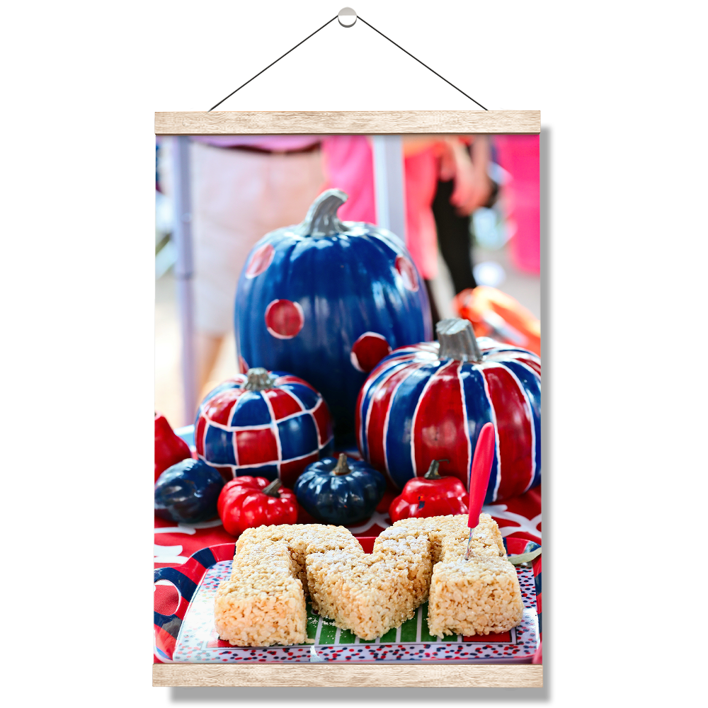 Ole Miss Rebels - Mississippi Pumpkin - College Wall Art #Canvas