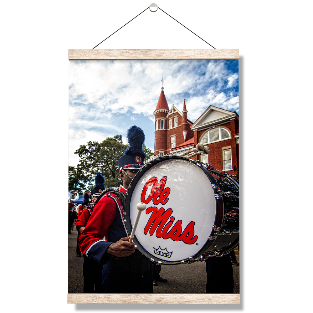 Ole Miss Rebels - Ole Miss Come Marching In - College Wall Art #Canvas