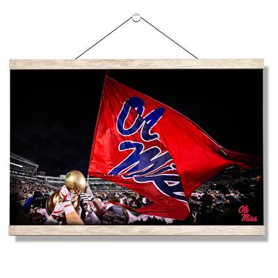 Ole Miss Rebels - Egg Bowl Victory - College Wall Art #Hanging Canvas