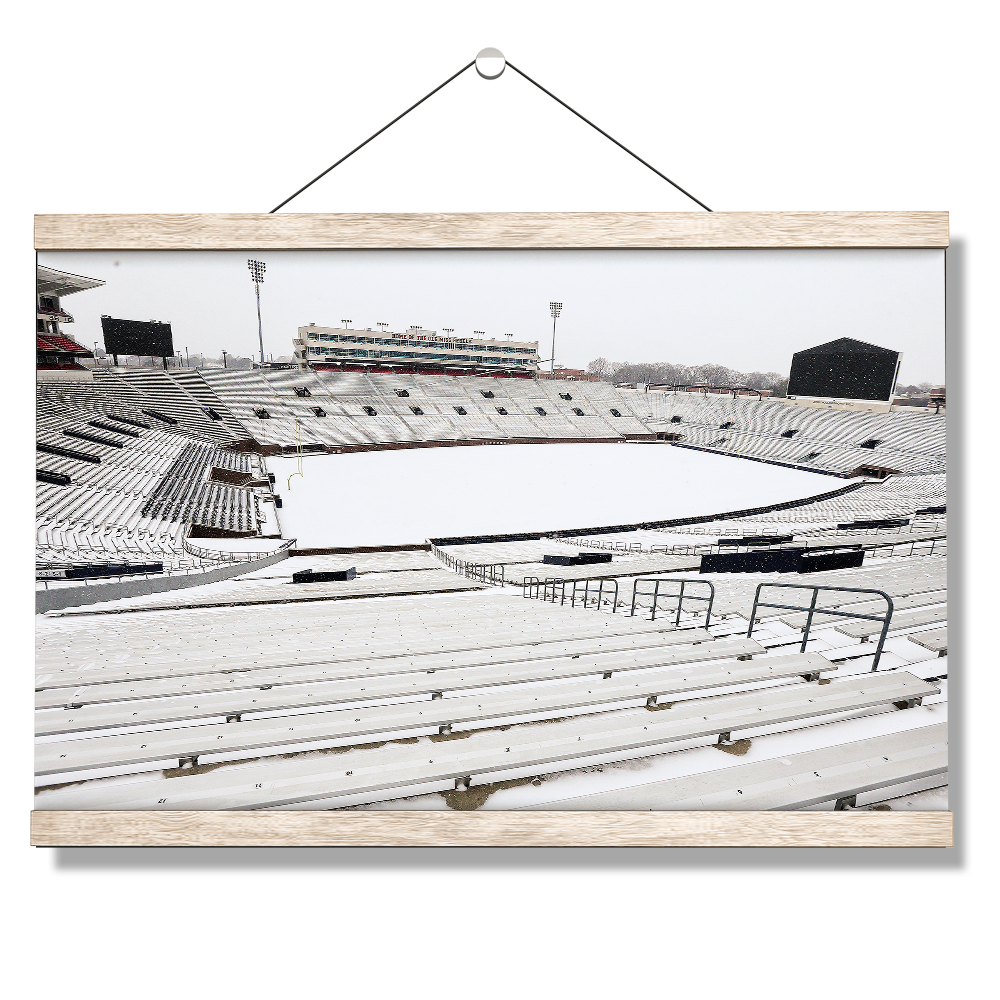 Ole Miss Rebels - Snow Day-Vaught- Hemingway - College Wall Art #Canvas