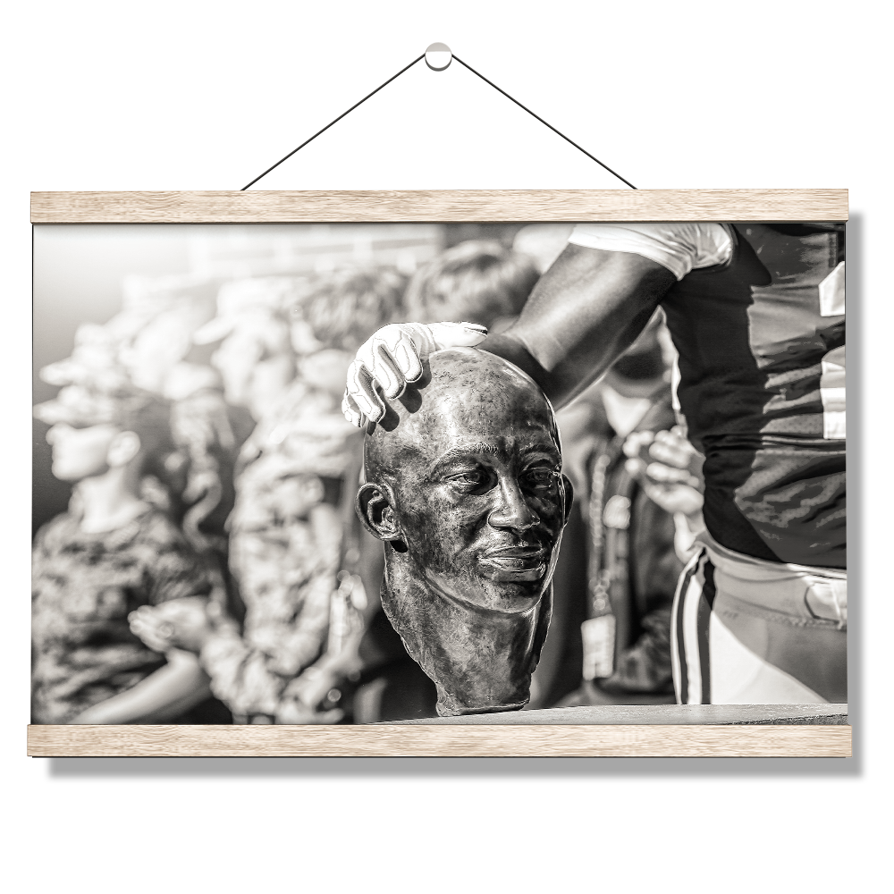 Ole Miss Rebels - Never Quit B&W - College Wall Art #Canvas