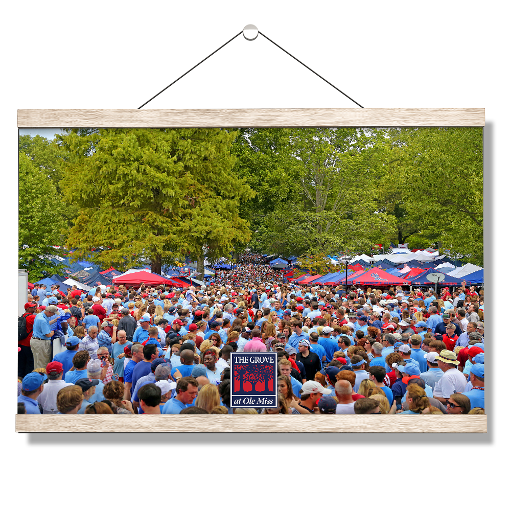 Ole Miss Rebels - Swarm the Grove at Ole Miss - College Wall Art #Canvas