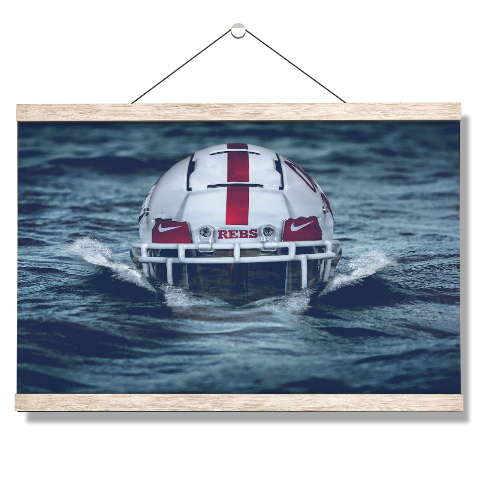 Ole Miss Rebels - Shark Attack - College Wall Art #Canvas