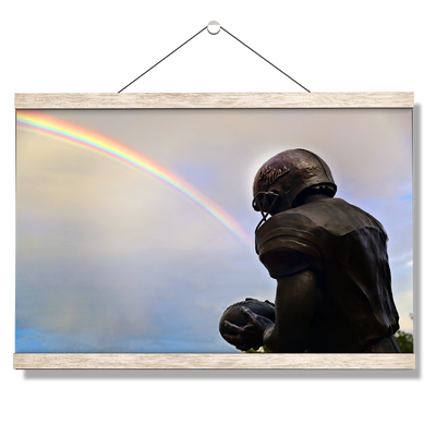Ole Miss Rebels - Football Rainbow - College Wall Art #Hanging Canvas