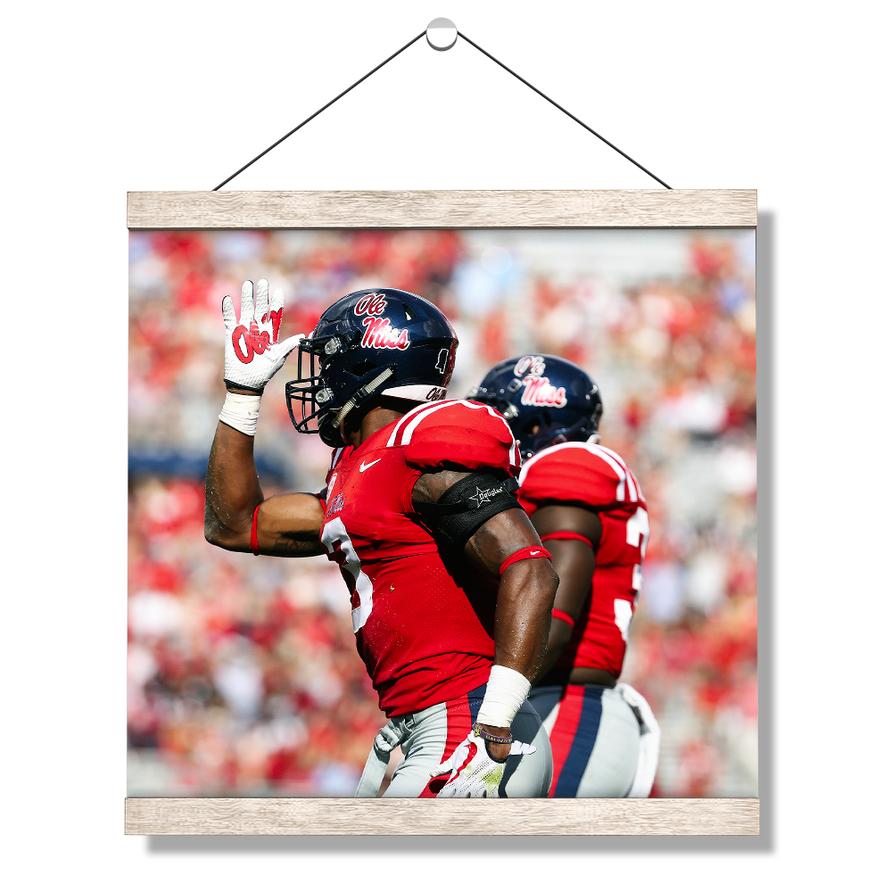 Ole Miss Rebels - Fins Up - College Wall Art #Canvas