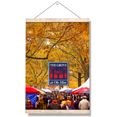 Ole Miss Rebels - Fall Grove - College Wall Art #Hanging Canvas