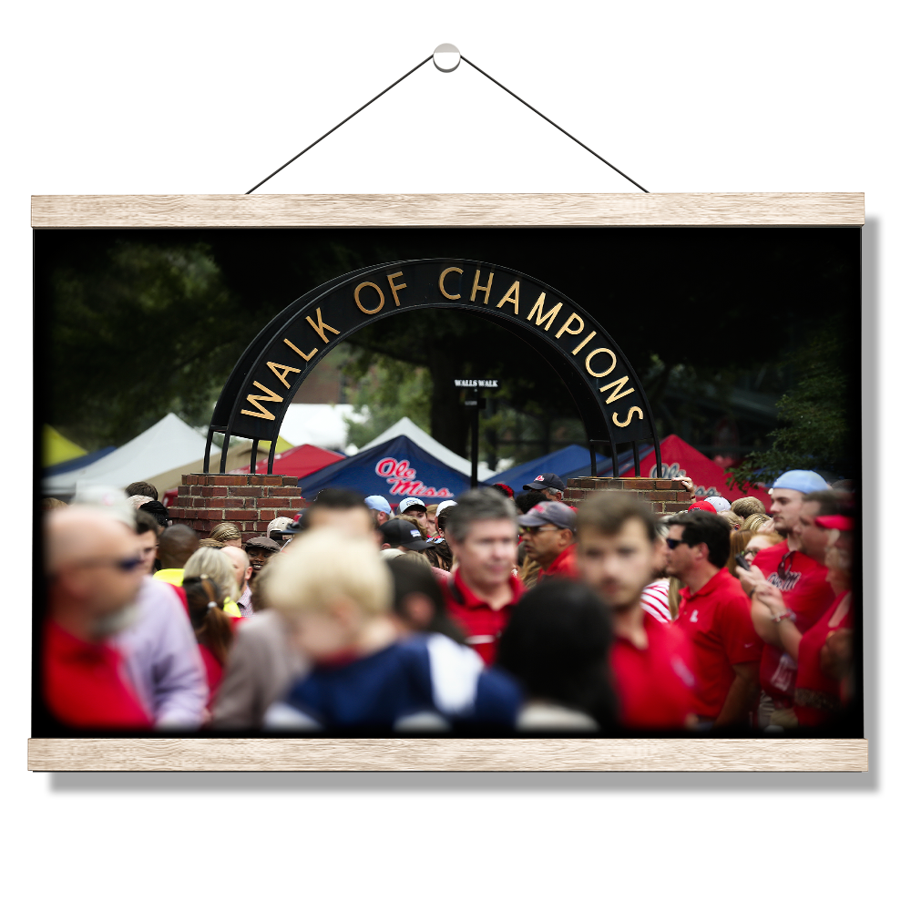 Ole Miss Rebels - Walk of Champions Grove - College Wall Art #Canvas