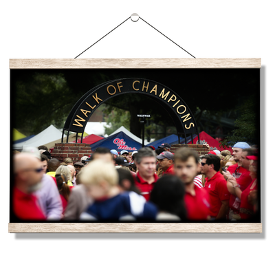 Ole Miss Rebels - Walk of Champions Grove - College Wall Art #Hanging Canvas