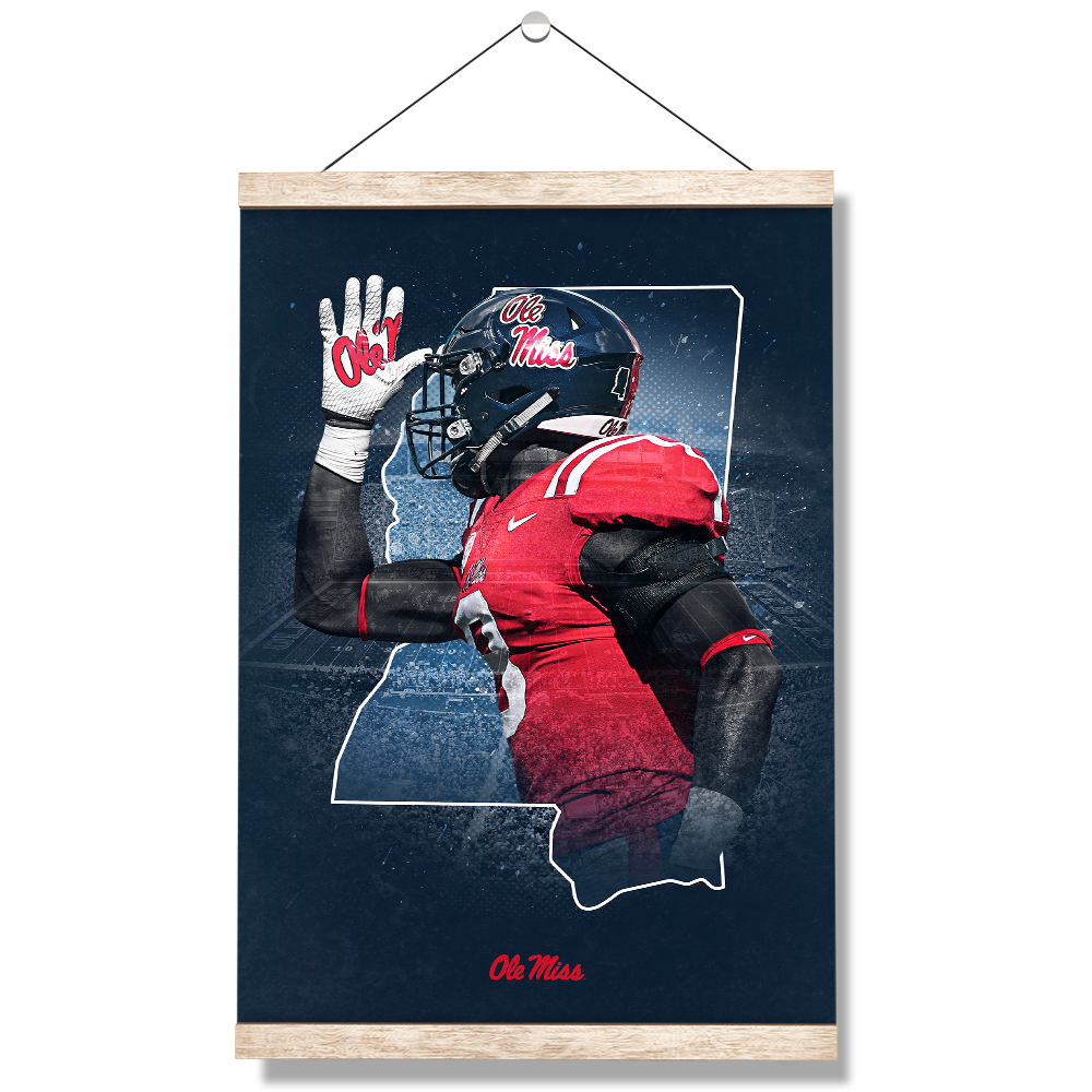 Ole Miss Rebels - Landshark State - College Wall Art #Canvas