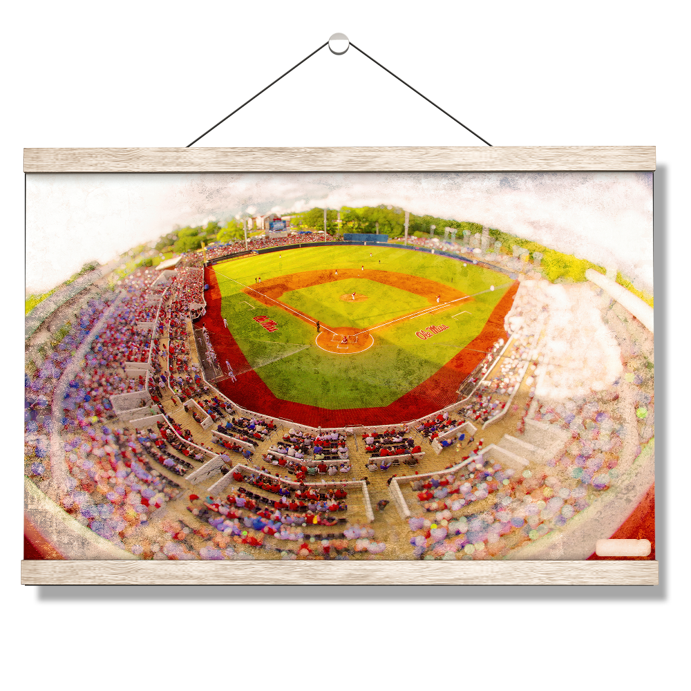 Ole Miss Rebels - Rebels Swayze Field Art - College Wall Art #Canvas