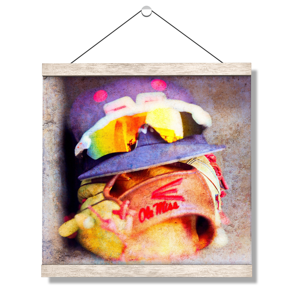 Ole Miss Rebels - Ole Miss Baseball - College Wall Art #Canvas