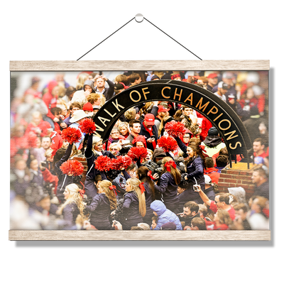 Ole Miss Rebels - Walk of Champions Cheer - College Wall Art #hanging Canvas