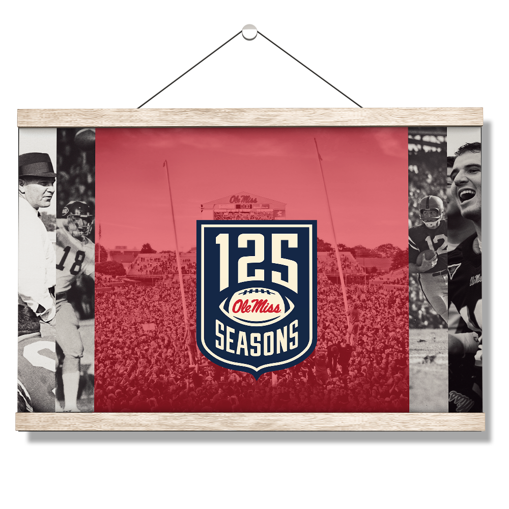 Ole Miss Rebels - 125 Ole Miss - College Wall Art #Canvas