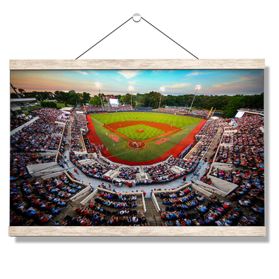 Ole Miss Rebels - Swayze Sunset - College Wall Art #Hanging Canvas