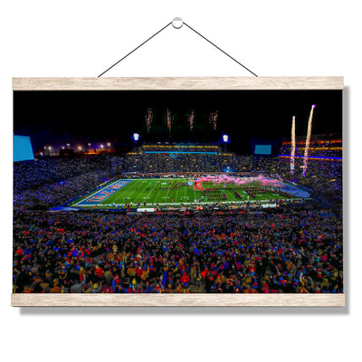 Ole Miss Rebels-Ole Miss Light Show - College Wall Art #Hanging Canvas