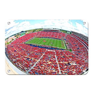 Ole Miss Rebels - Red Out - College Wall Art #Metal