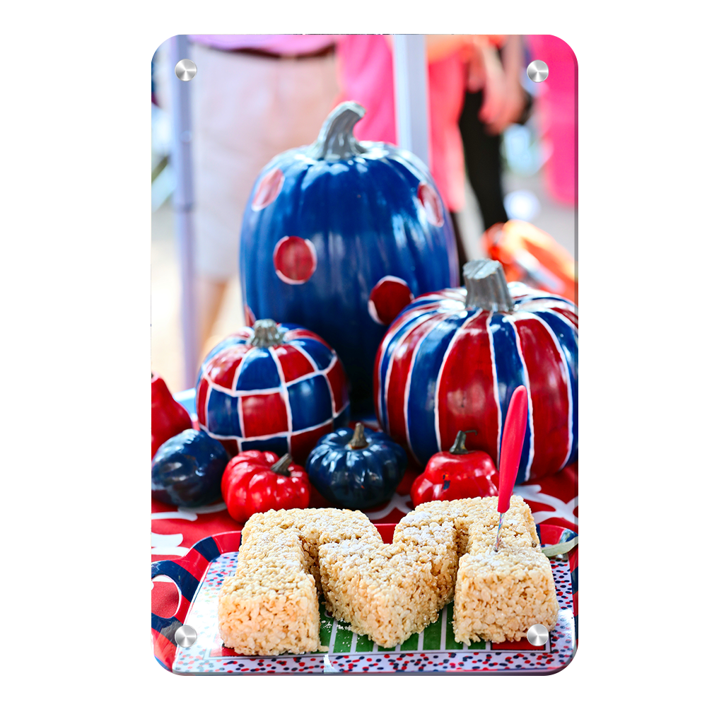 Ole Miss Rebels - Mississippi Pumpkin - College Wall Art #Canvas