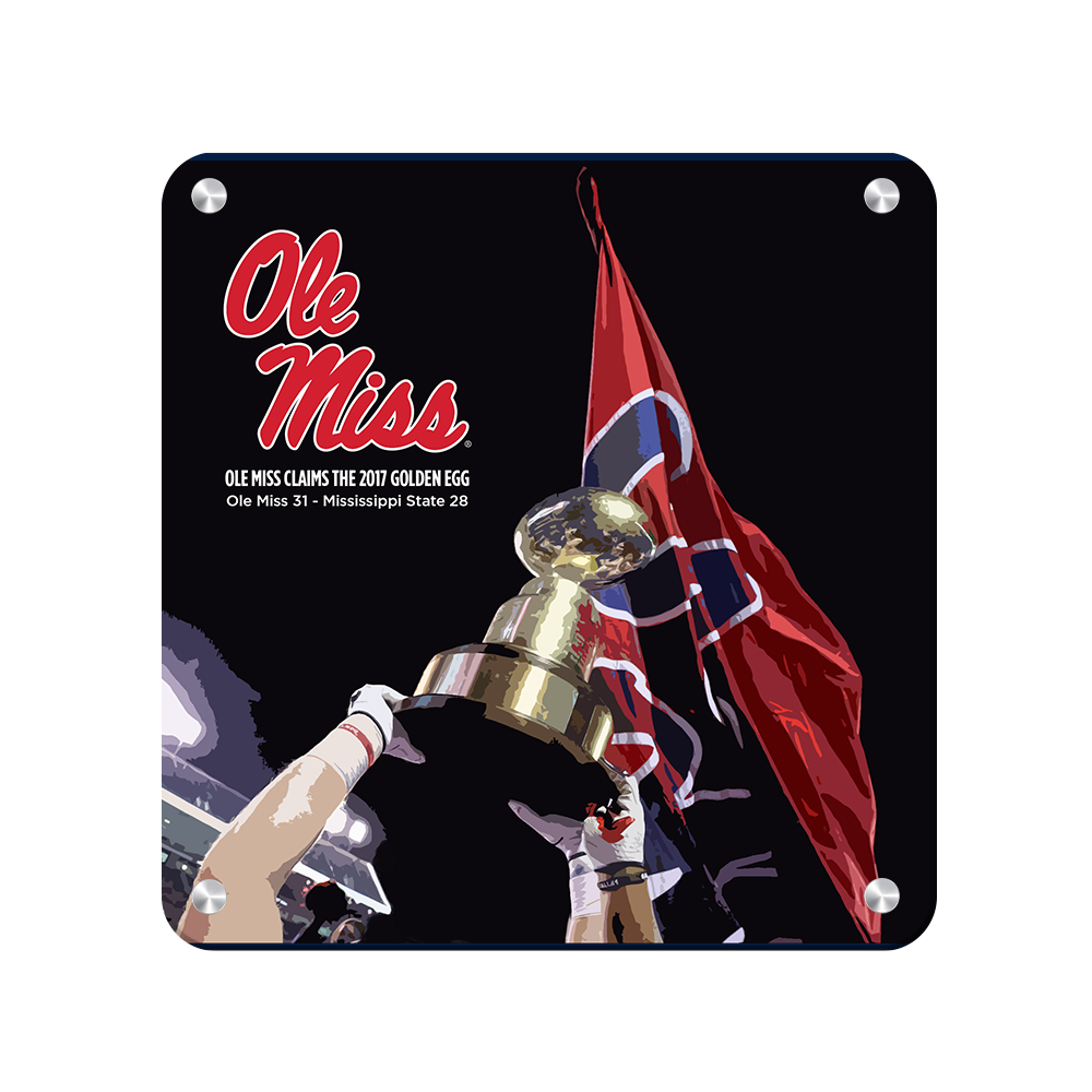Ole Miss Rebels - Ole Miss Claims the Golden Egg - College Wall Art #Canvas