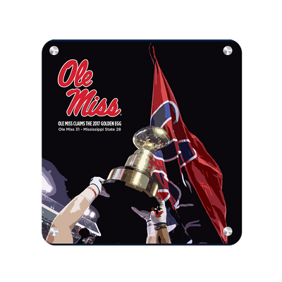 Ole Miss Rebels - Ole Miss Claims the Golden Egg - College Wall Art #Metal