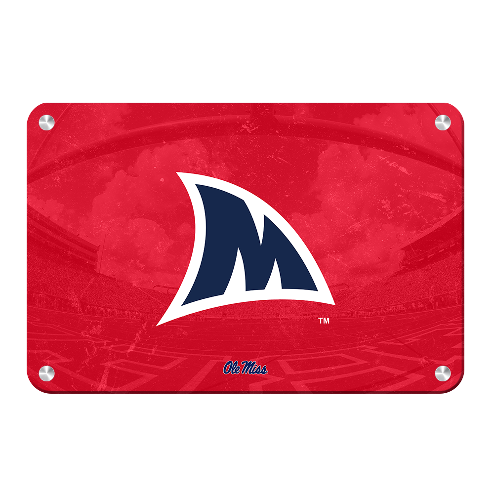 Ole Miss Rebels - Fins Up M - College Wall Art #Canvas