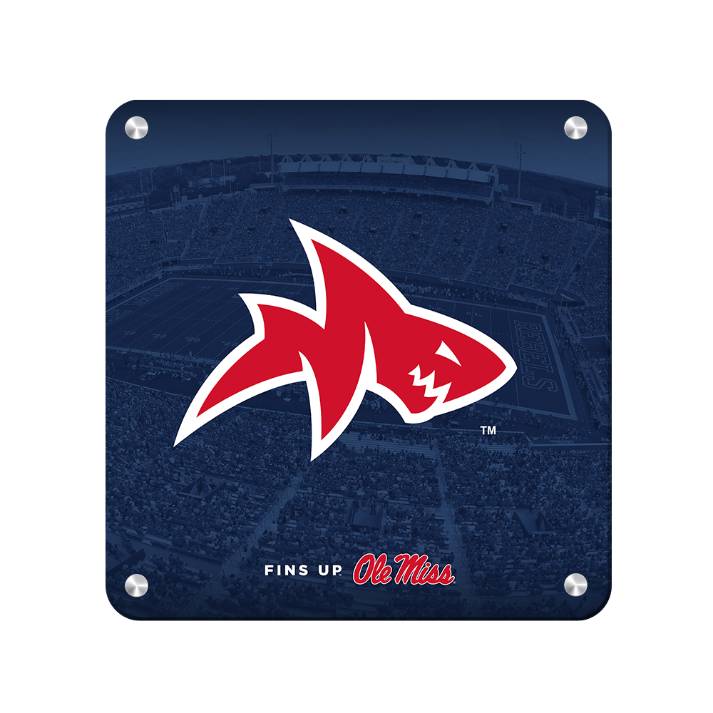 Ole Miss Rebels - Fins Up Ole Miss - College Wall Art #Canvas