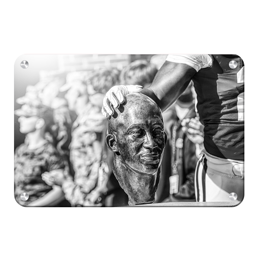 Ole Miss Rebels - Never Quit B&W - College Wall Art #Canvas