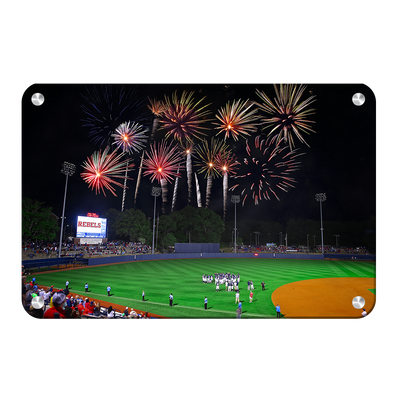 Ole Miss Rebels - More Fireworks Over Swayze - College Wall Art #Metal