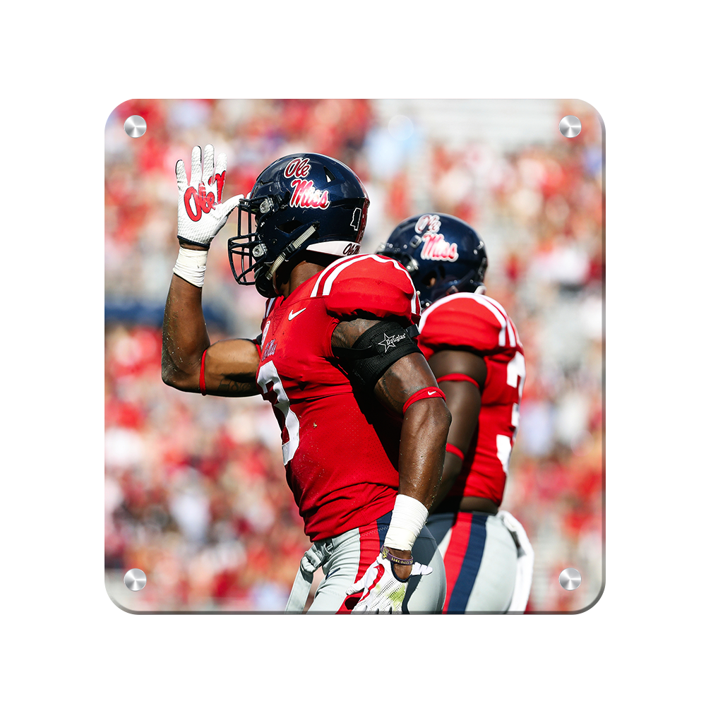 Ole Miss Rebels - Fins Up - College Wall Art #Canvas