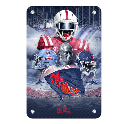 Ole Miss Rebels - Never Quit Collage - College Wall Art #Metal