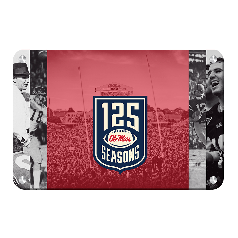 Ole Miss Rebels - 125 Ole Miss - College Wall Art #Canvas