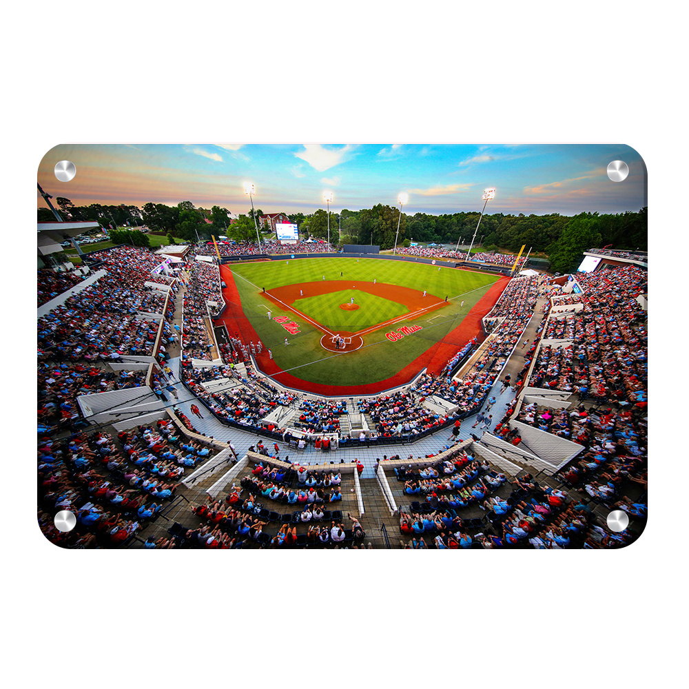 Ole Miss Rebels - Swayze Sunset - College Wall Art #Canvas
