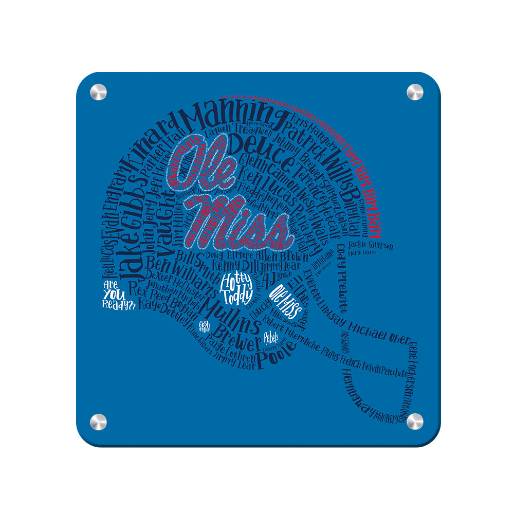 Ole Miss Rebels - Ole Miss Greats - College Wall Art #Canvas