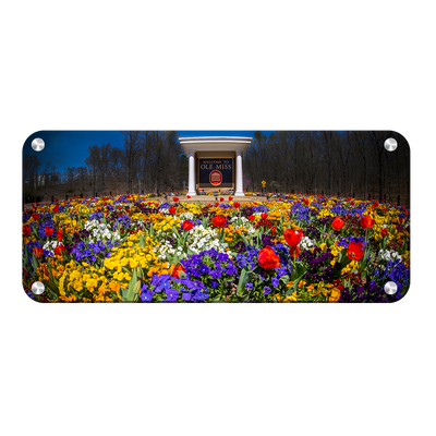 Ole Miss Rebels - Welcome to Ole Miss Spring Flowers - College Wall Art #Metal