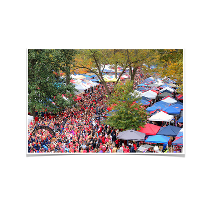 Ole Miss Rebels - Aerial Grove - College Wall Art #Poster