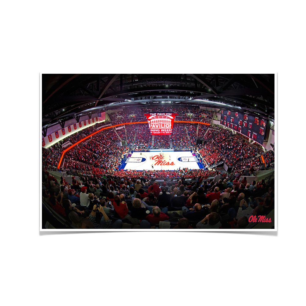 Ole Miss Rebels - Pavilion Opening - College Wall Art #Canvas