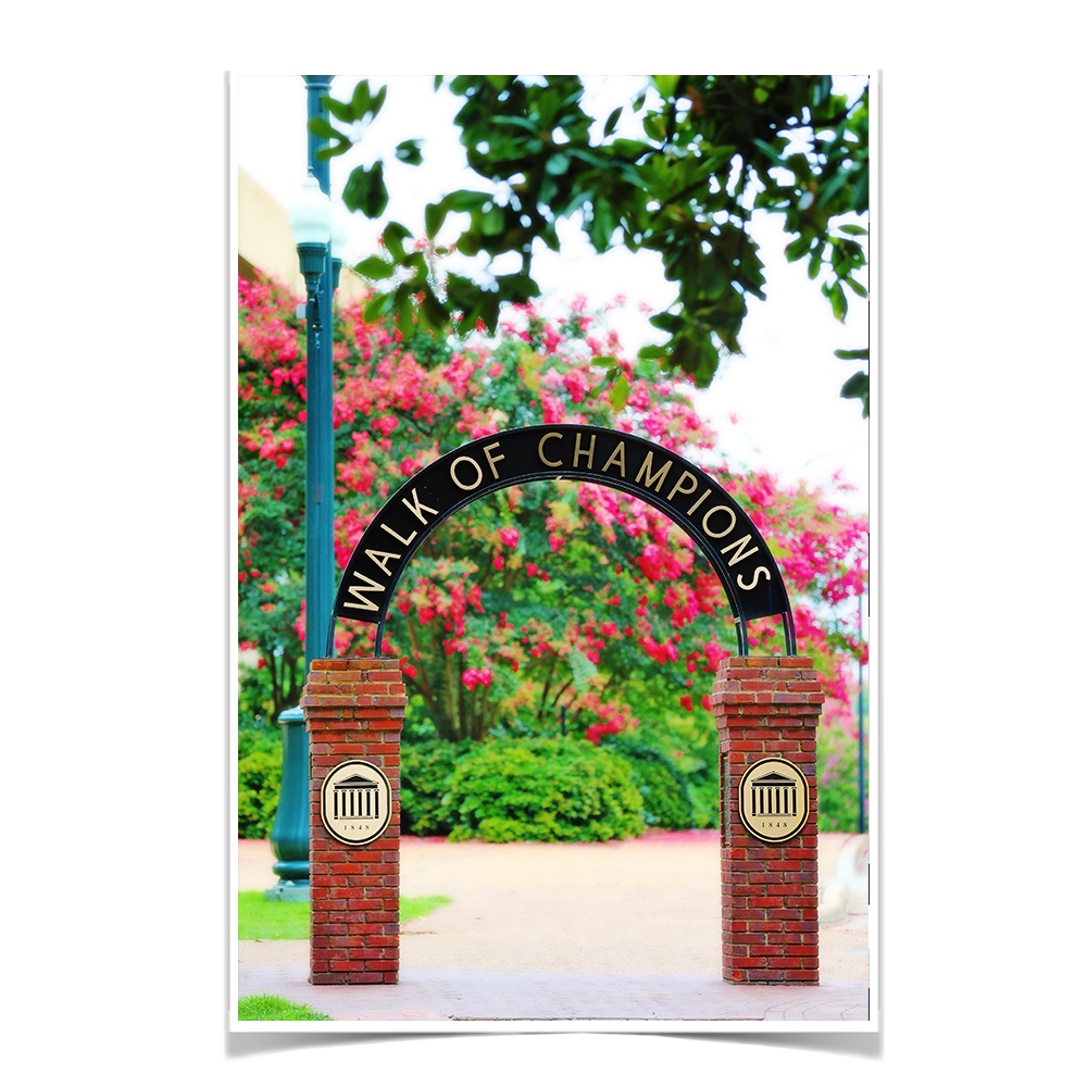 Ole Miss Rebels - Spring Walk of Champions - College Wall Art #Canvas