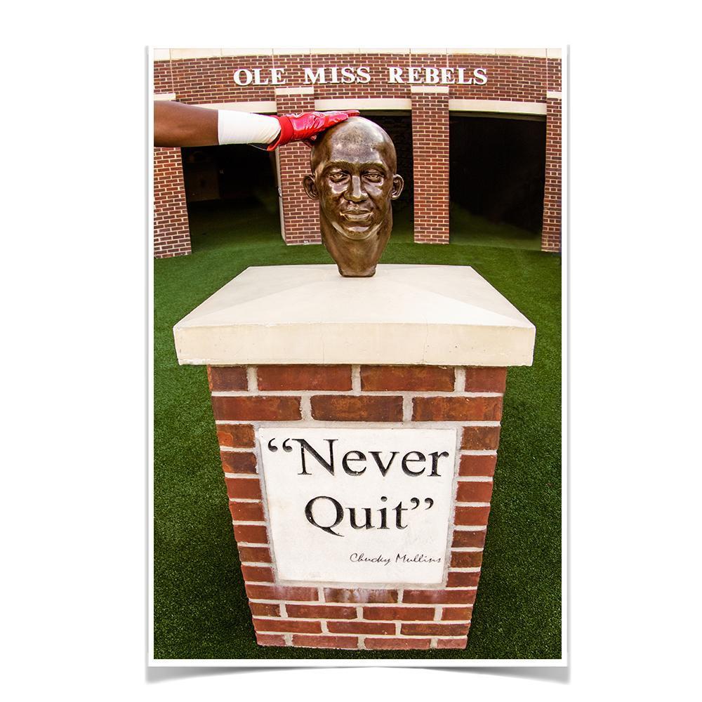 Ole Miss Rebels - Never Quit - College Wall Art #Canvas