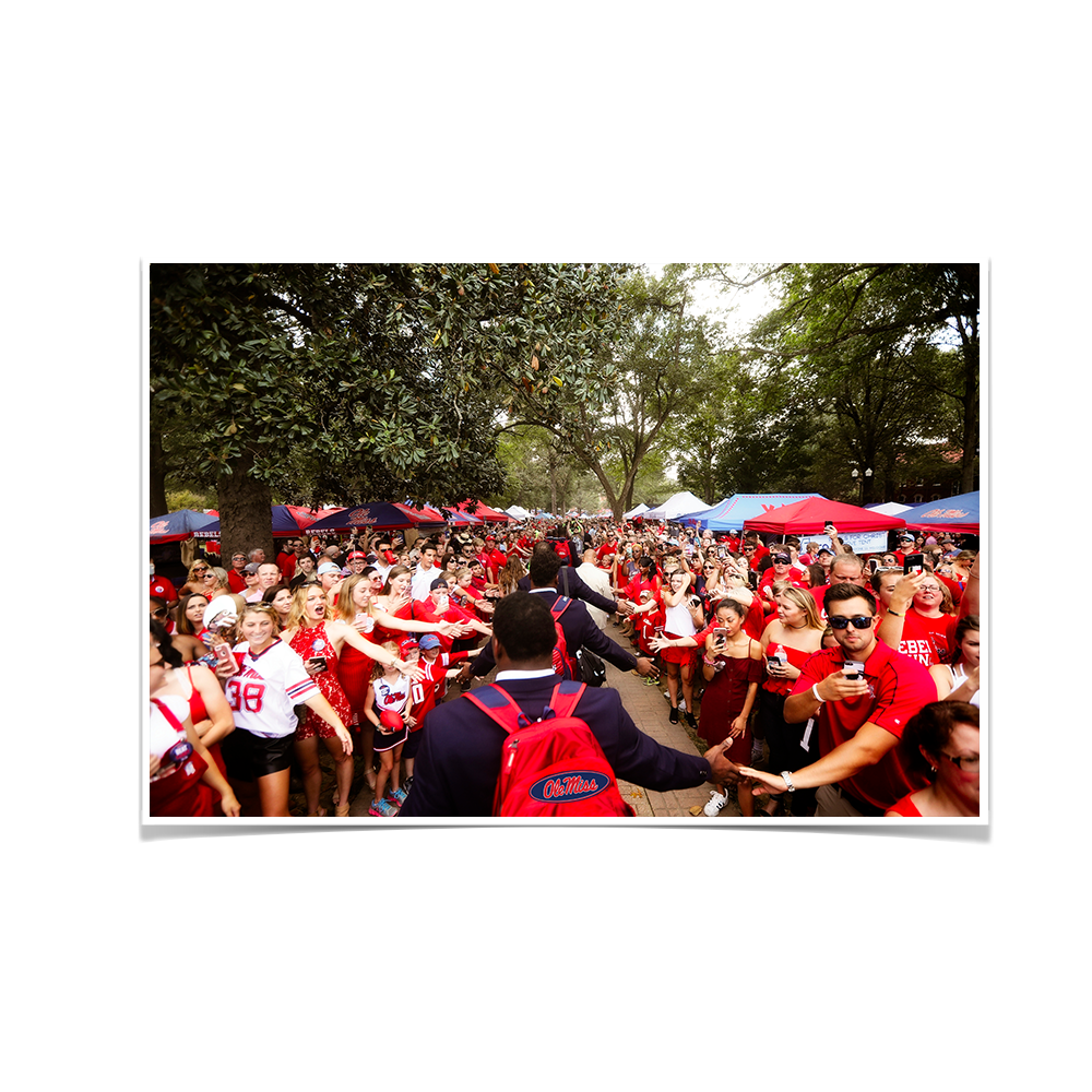 Ole Miss Rebels - The Walk - College Wall Art #Canvas