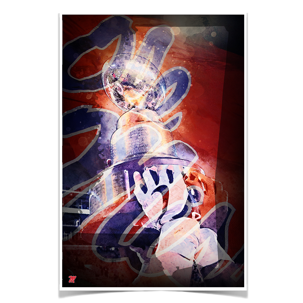 Ole Miss Rebels - Our State Egg Bowl - College Wall Art #Canvas